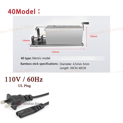 Commercial Spiral Potato Making Machine Potato Twister Automatic Stretch Potato Stick Maker Stainless Steel Food Processor