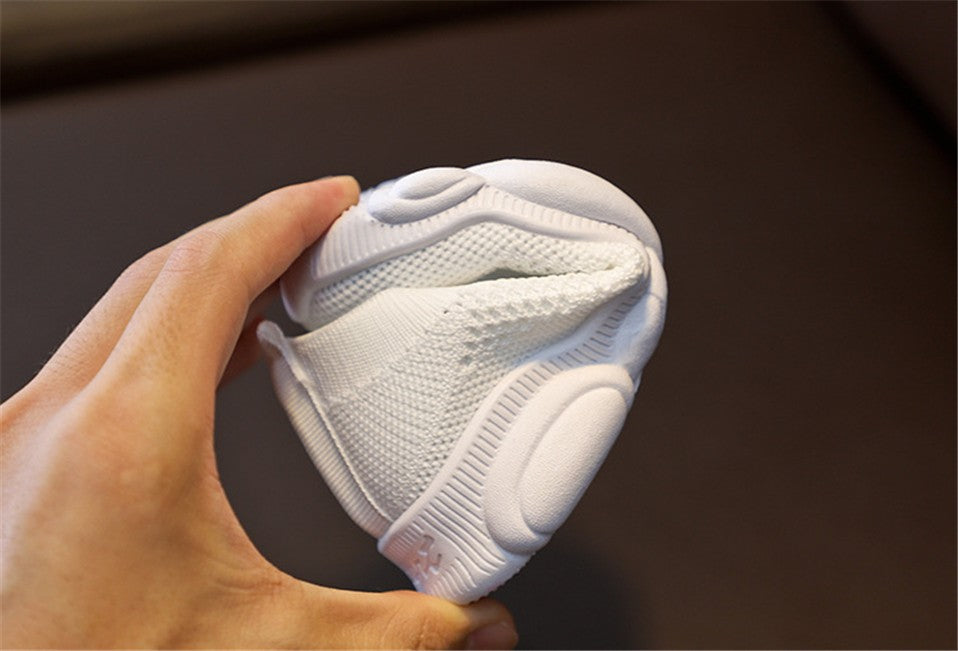 Kids Shoes Anti-slip Soft Rubber Bottom Baby Sneaker Casual Flat Sneakers Shoes Children Size Kid Girls Boys Sports Shoes