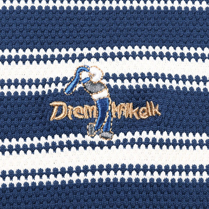 Original Quality Men's Polo Shirt Stripe Cartoon Embroid Short Sleeve Summer Exquisite Lapel T-Shirt Business Trend Menswear Top