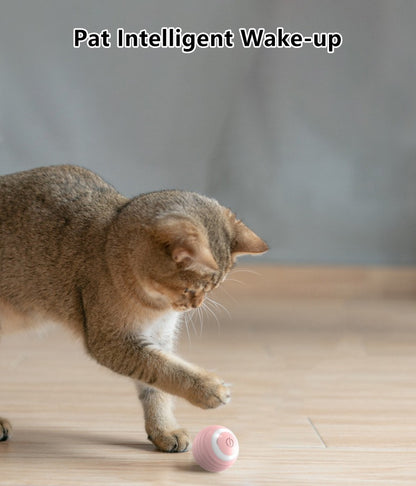 Bola Interativa Inteligente para Gatos, Brinquedo Automático para Gatos, Bola Mágica Rolante, Brinquedo Eletrônico Interativo para Gatos, Acessórios para Jogos de Gatos