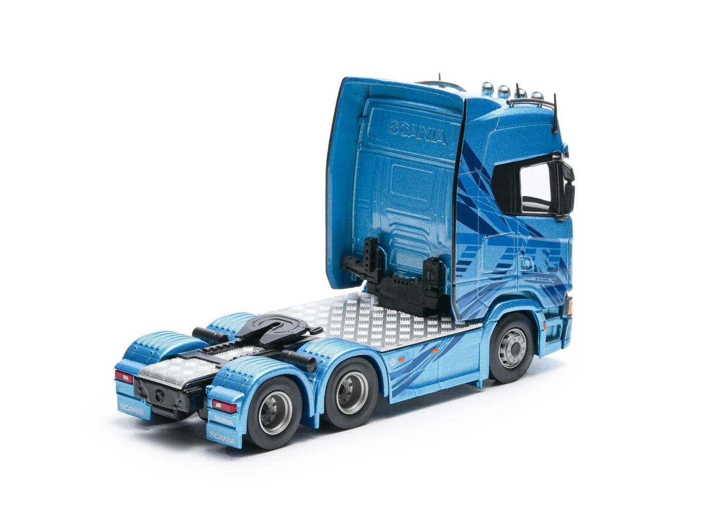Masdi 1/64 Scania 770S V8 Caminhão Howo HW1006 Militar Verde Liga de Carro Modelo Miniatura Coleção Diecast Enfeite Modelo Hobby Brinquedo