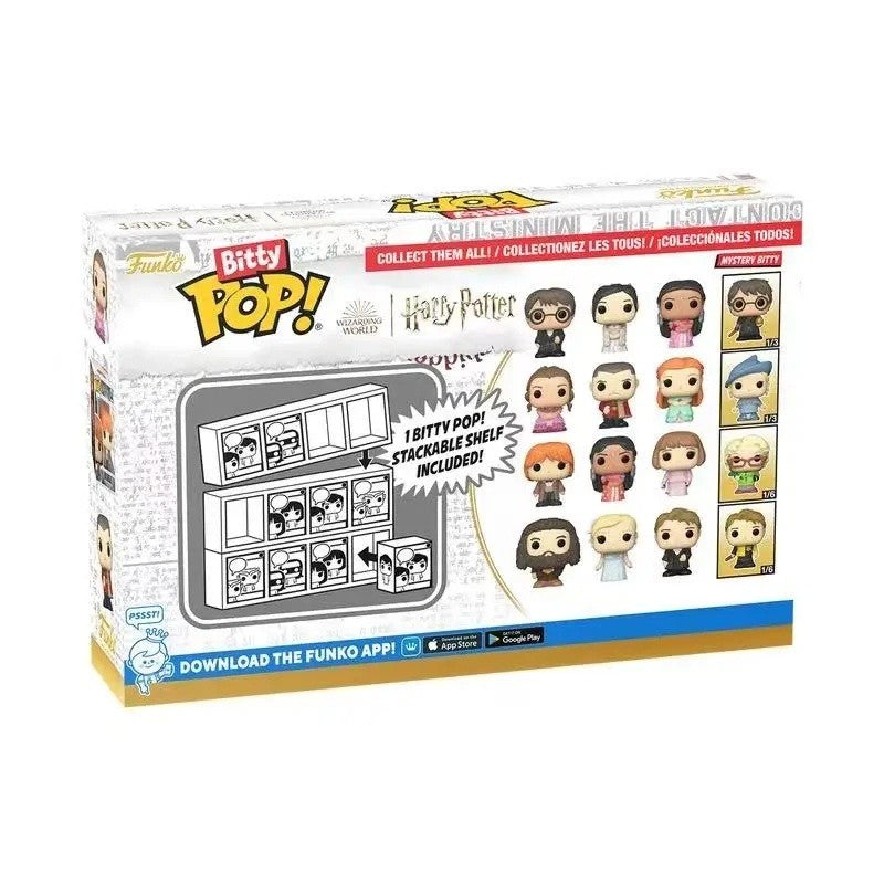 Funko Bitty Pop Harry Potter Series Caixa Surpresa Hagrid Hermione 4 Pack Mini Figura de Vinil Colecionável Edição Limitada Modelo Brinquedo Presente