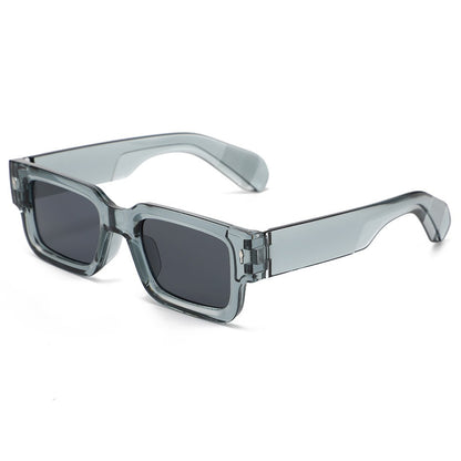 1PC Unisex Retro Square Sunglasses Classic UV Protection Plastic Frame Shades for Outdoor Travel Driving