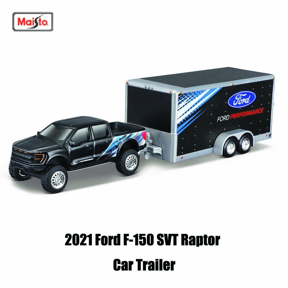 Maisto 1:64 Volkswagen Mercedes Benz Ford Chevrolet Brand collectible trailer die-cast precision model car Model collection gift