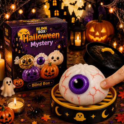 5.5cm Halloween ghost pinch music creative new squeeze decompression toy pinch decompression gift box set
