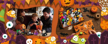 16-320pcs Halloween Rubber Ducks Halloween Style Ducks for Jeeps Ducking Trick or Treat Supplies Funny Rubber Toys For Kids