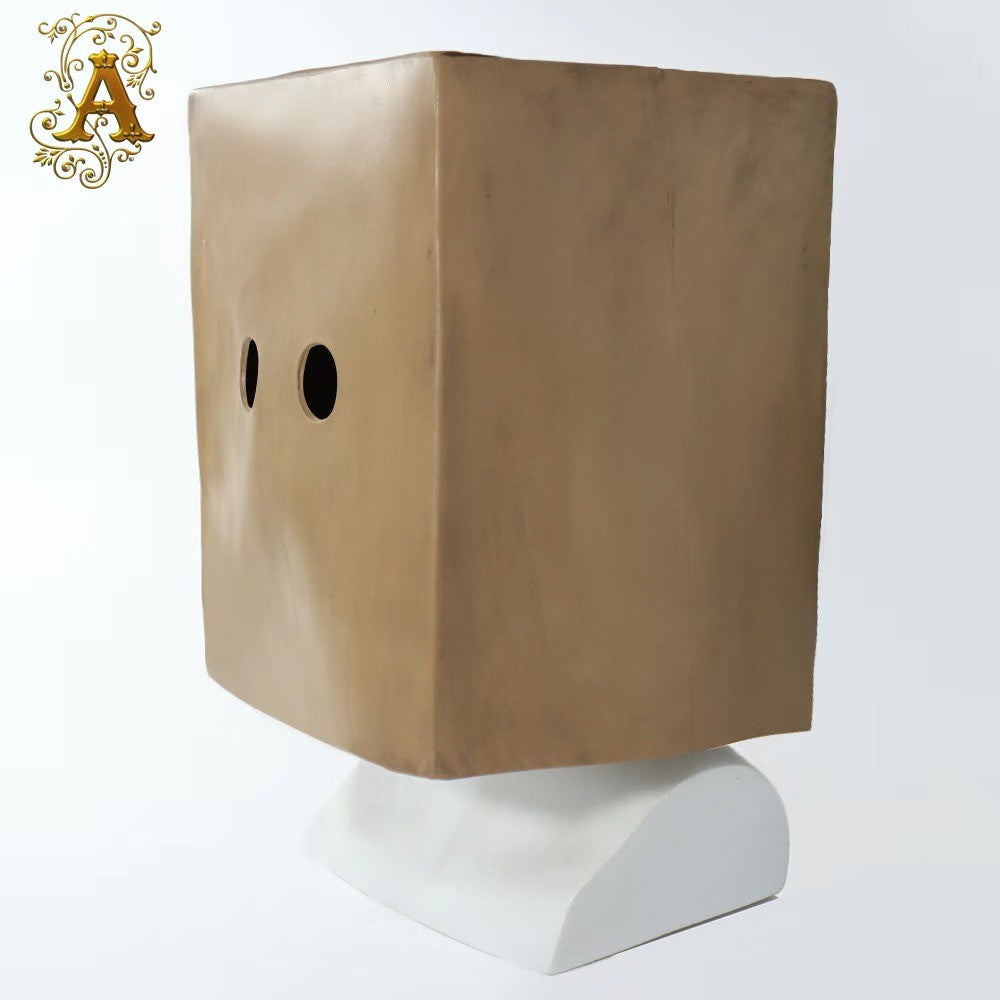 Simulation Cube Latex Full Head Covering Nightmare Game Cosplay Mono Face Shield Masquerade Festival Party Funny Adult Mask