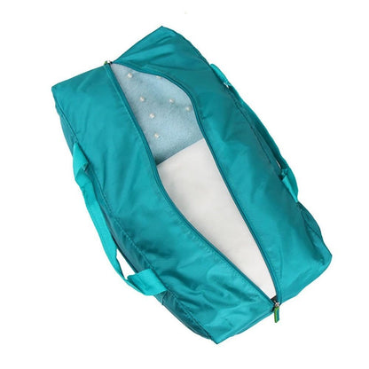 Portable Nylon Travel Luggage Bag Lightweight Large Capacity Fitness Handbag Folding Hand Grip Clothes Storage Bag