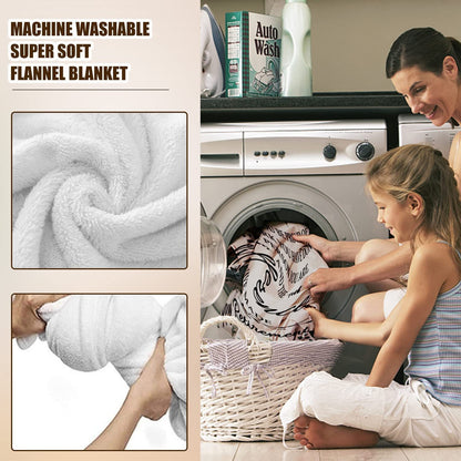 Cartoon K Pop Demon Hunters Theme Flannel Blanket Cover Warmth Multifunctional Decorative Universal Blanket Winter Blankets