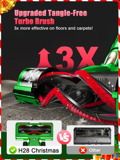 Cordless Vacuum Cleaner, 46Kpa/500W/55Mins Vacuum Cleaners for Home, Self-Standing Rechargeable Vacuum, Christmas Gifts