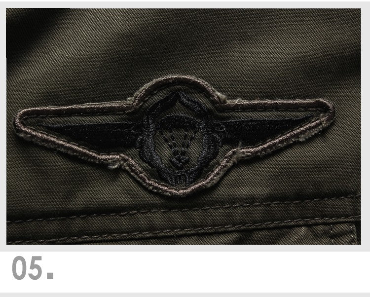 New 2023 Casual Army Military Jacket Men Plus Size M-6XL Jaqueta masculina Air force one Spring & Autumn Cargo Mens Jackets Coat