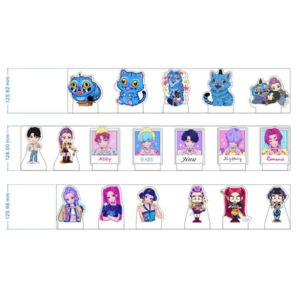 KPop K-POP Demon Hunters Kawaii Zoe Rumi Mira Saja Boys Superstar Monochrome Light Remote Control 16 Color Light Night Light