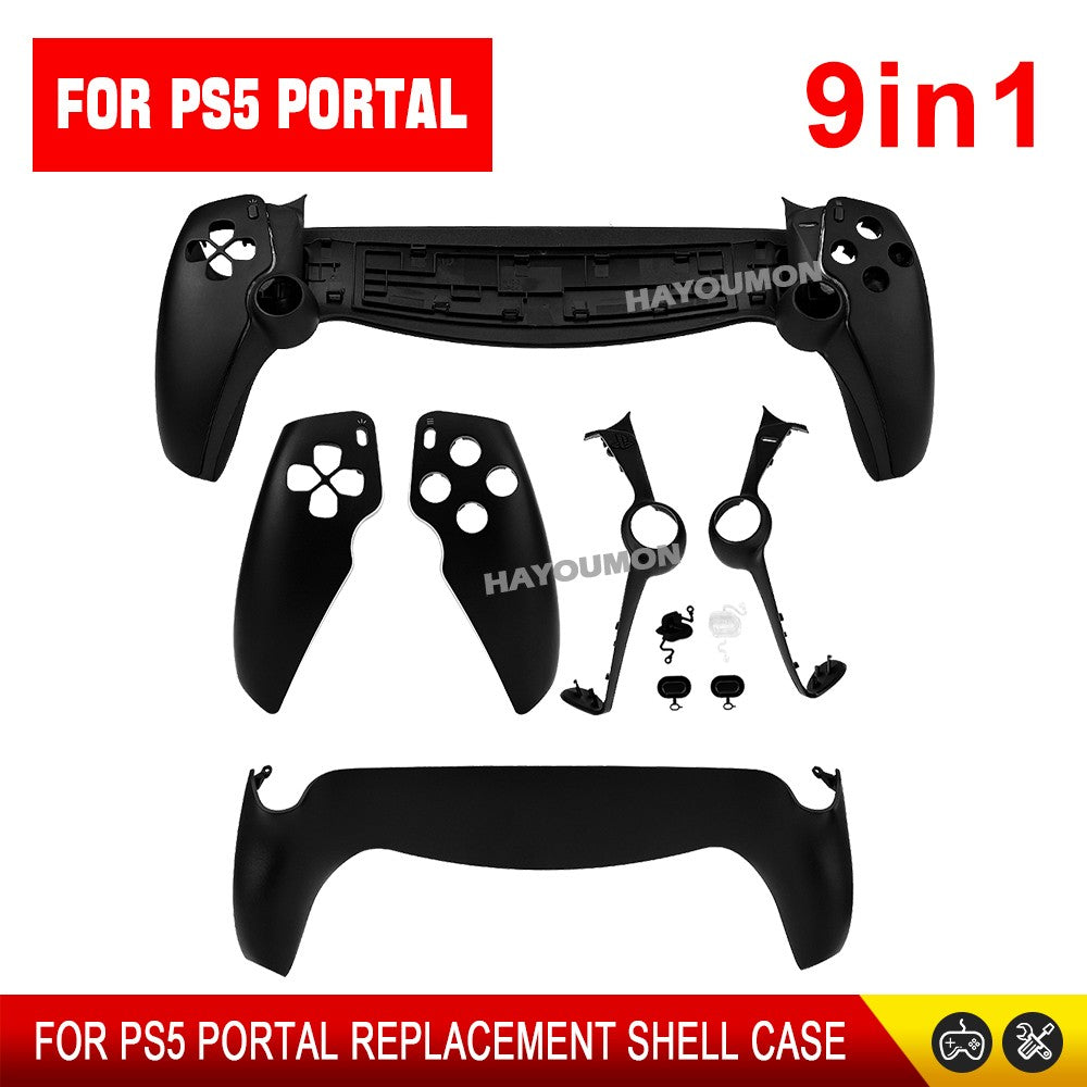 9 IN 1 Controller Housing Shell Case For PS Portal Front Back Plate Faceplate Cover Protective Replacement Shell for PS5 Portal