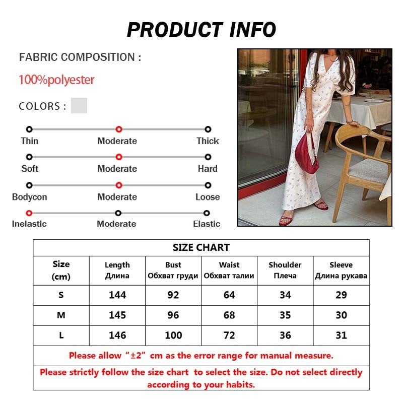 Oymimi Casual White Print Dresses For Woman Fashion V-Neck Batwing Sleeve Dresses Elegant Straight Floor-Length Dress Streetwear