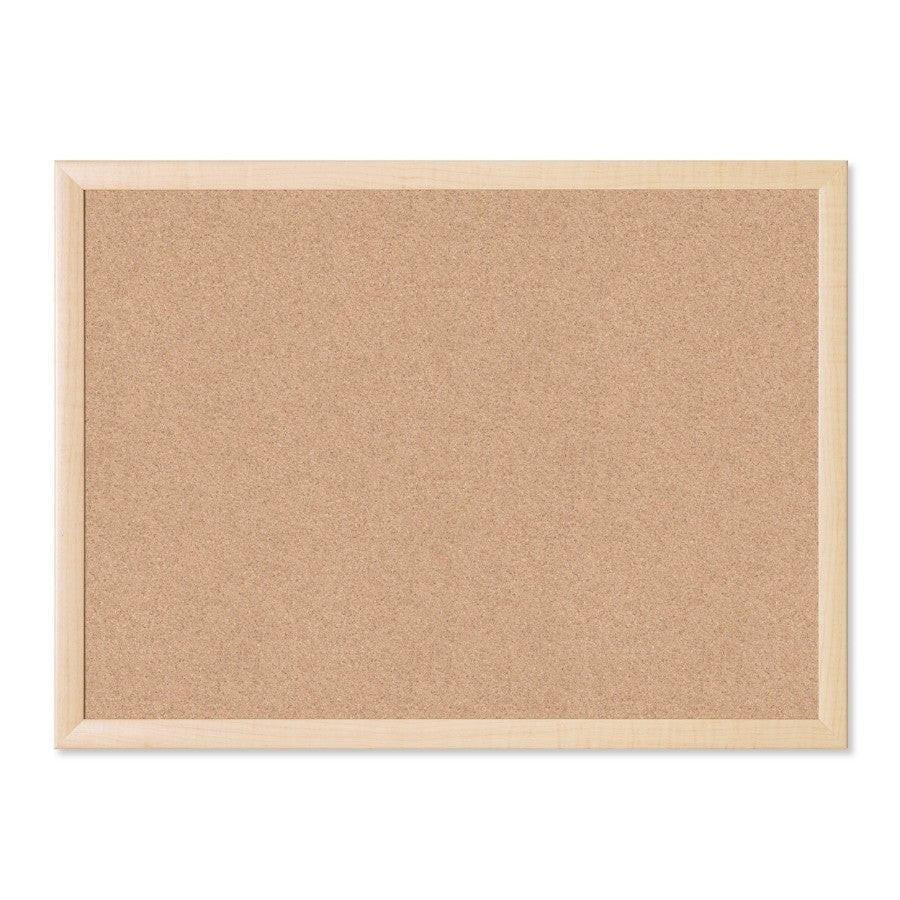 17 x 23 in. Cork Bulletin Board with Natural Maple WoodStyle Frame for Home Office Organization Ideal for Notes Photos and Sche