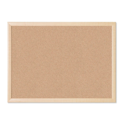 17 x 23 in. Cork Bulletin Board with Natural Maple WoodStyle Frame for Home Office Organization Ideal for Notes Photos and Sche