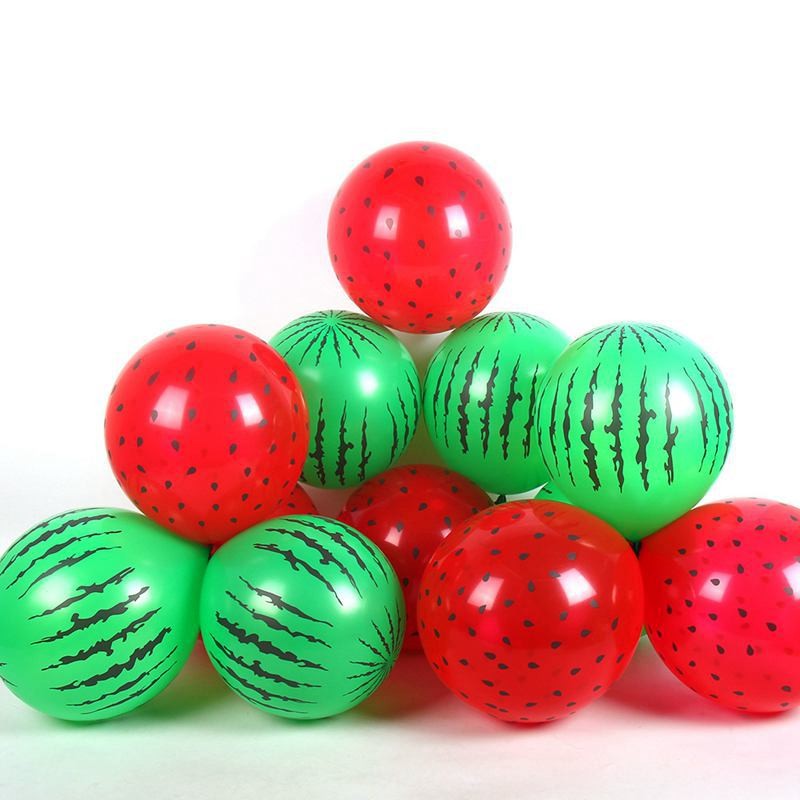 20/50pcs Strawberry Balloons Watermelon Fruit Birthday Party Summer Beach Hawaiian Party Decoration Chlidren Kid Birthday Globos