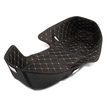 Forro de almofada de assento de motocicleta para Honda Forza350 ADV350 Forro de almofada de armazenamento de PU à prova d'água para balde de assento