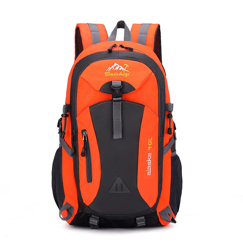 2025 Unisex sport travel backpack large-capacity nylon lightweight outdoor hiking backpack for men and women student schoolbag