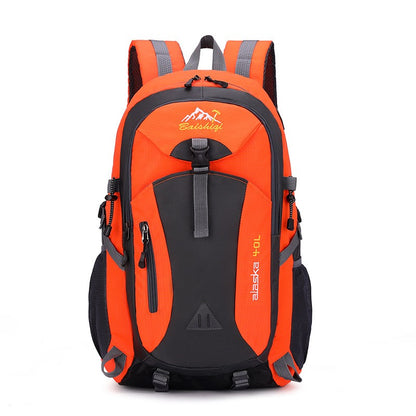 2025 Unisex sport travel backpack large-capacity nylon lightweight outdoor hiking backpack for men and women student schoolbag