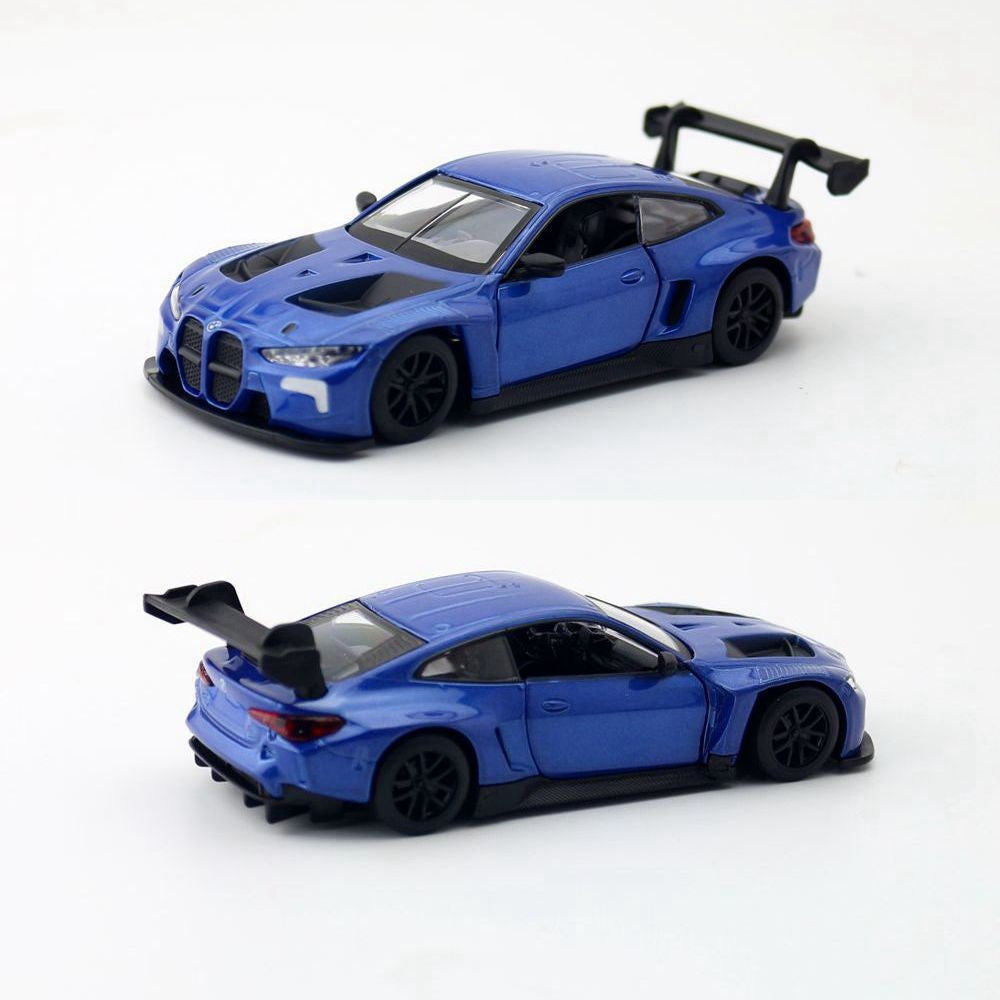 1:44 BMW M4 GT3 BMW M6 Supercar Carro de Liga Leve Veículos de Brinquedo Carro Modelo Miniatura Carro Modelo em Escala Para Crianças