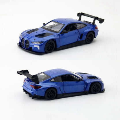1:44 BMW M4 GT3 BMW M6 Supercar Carro de Liga Leve Veículos de Brinquedo Carro Modelo Miniatura Carro Modelo em Escala Para Crianças