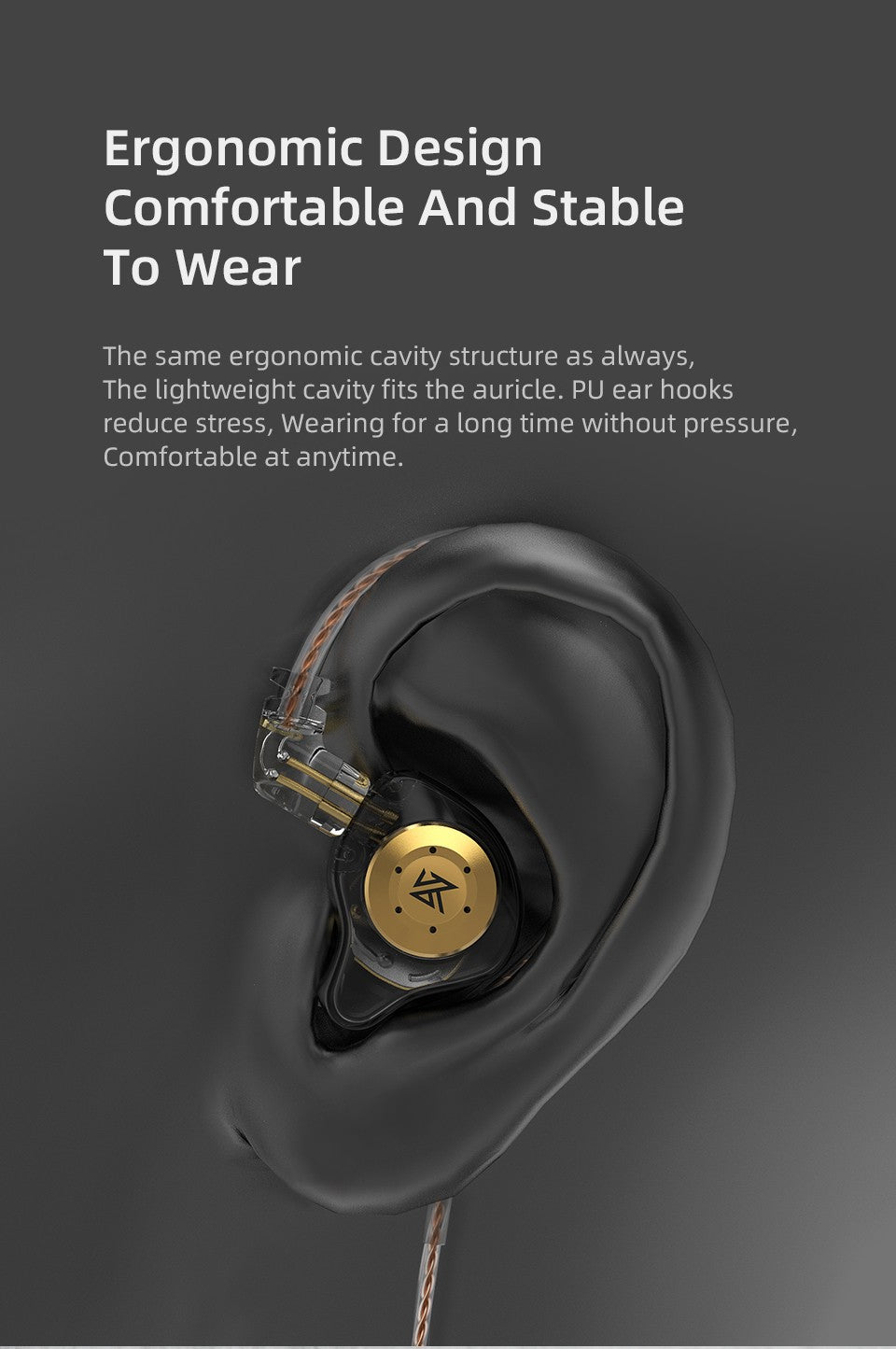 KZ EDX Pro Earphones Dynamic In Ear Monitor HiFi Wired Headphones Bass Stereo Game Music Earplugs Noice Cancelling Headset