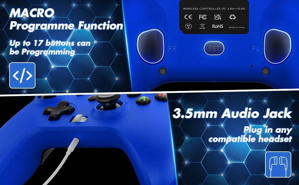 Wireless Gamepad For Xbox One/Xbox Series X/S/ Xbox Controller With Six-Axis Gyro Turbo Function Game Consoles Joystick