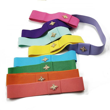 Chapéu de Palha Colorido com Fita Elástica Fedora Acessórios Diversos para Chapéus Masculinos e Femininos Decoração Externa Moda
