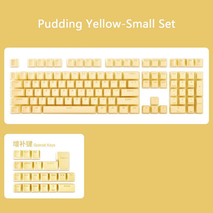 129 Teclas Pudding Keycaps Perfil OEM PBT Double Shot Keycap Para Teclado Mecânico Mx Switch Layout ISO Teclas retroiluminadas RGB