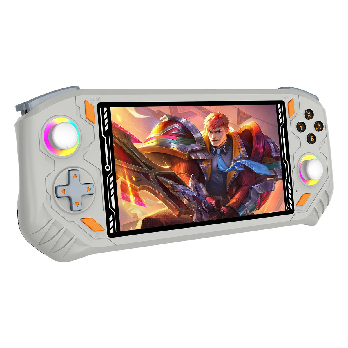 RG52 Mini Retro Handheld Game Console 5.5 Inch IPS Screen EmuELEC&RGBOX Dual System 22000+ Games WIFI Playing Potable Video Game