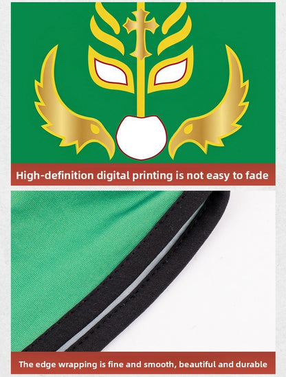Boxing Mask Wrestling Mask Elastic Milk Silk Mask Lycra Fabric Print Halloween Party Dress Up Costume Party Mask
