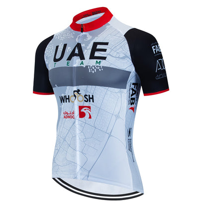 UAE Pro Team Cycling Jersey Summer Breathable Male Short Sleeves Bicycle Clothes Cycling Shirt Mountain Bike Cycling Clothing