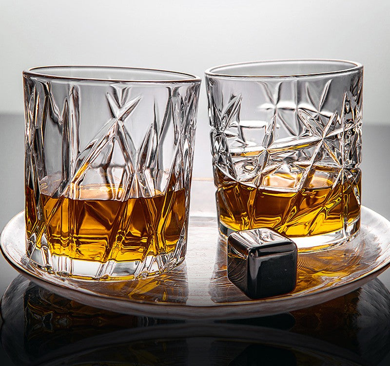 Copo de Uísque, Copos Tumbler Old Fashioned para Pedras de Gelo, Copos para Coquetel, Scotch, Bourbon, Gin, Vodca, Brandy