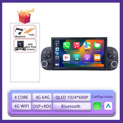 7" 4G Para FIAT Panda 2013 2014 - 2020 Carro Carplay Auto Android Rádio Navegação GPS Multimídia Player de Vídeo 4G WIFI DSP