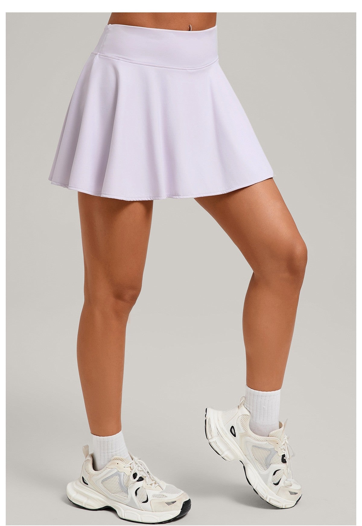 Women's Sports High Waisted Short Skirt Comfortable Breathable Belt Safety Pants and Pocket Tennis Workout Yoga Golf Mini Skirt