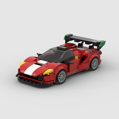 MOC Carro Esportivo de Corrida Veículo Cidade Speed Racer Modelo Técnico Blocos de Construção Tijolos Supercarro F1 Brinquedos Infantis Presentes para Meninos NSX
