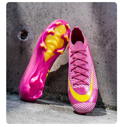 New Men Soccer Shoes TF/FG Society Match Cleats Football Field Boots Indoor Professional Training Original Women Football Shoes