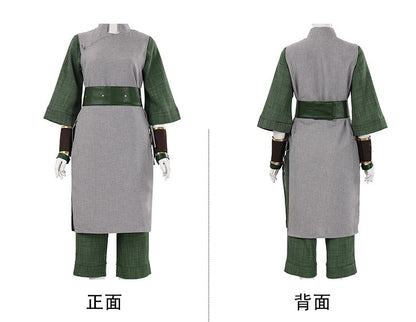 Toph Beifong Cosplay Costume Avatar of Last Airbender Live-action Gray Uniform Vest Tops Pants Outfits Halloween Carnival Suits