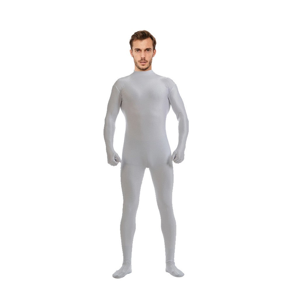 Adult Spandex Full Body Skin Tight Jumpsuit Zentai Suit Bodysuit Halloween Costume Women Men Dance Unitard Party Dancewear