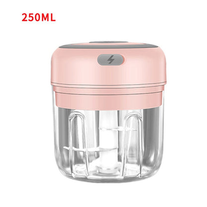 HiPiCok Moedor de Carne Elétrico Triturador de Alho Picador de Alimentos Mini Triturador de Alho Máquina de Moer Legumes USB Utensílios de Cozinha