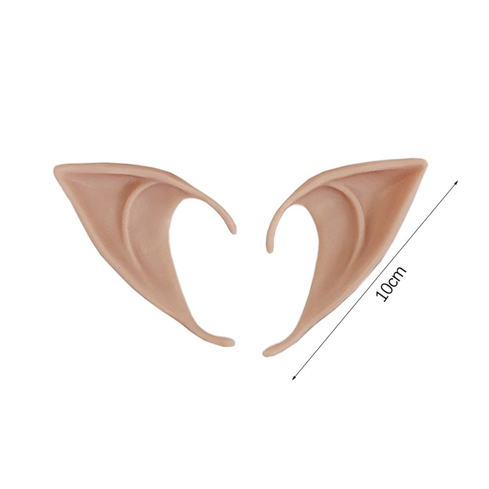 Halloween Elf Ears Latex Simulation Ears Props Fairy Angel Cosplay Mask Halloween Costume Accessories Mascaras Halloween Party