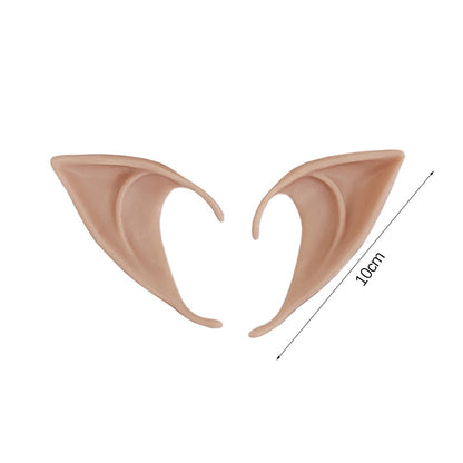 Halloween Elf Ears Latex Simulation Ears Props Fairy Angel Cosplay Mask Halloween Costume Accessories Mascaras Halloween Party