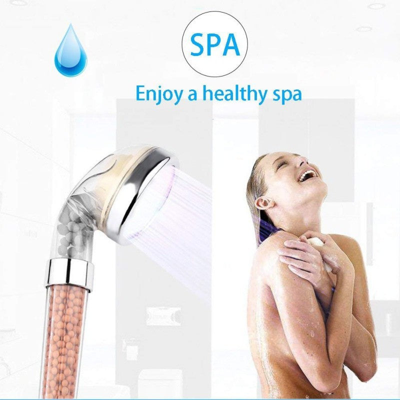Chuveiro LED com Filtragem Chuveiro com Mudança Automática de 7 Cores Chuveiro de Alta Pressão Chuveiros Spray Economizadores de Água