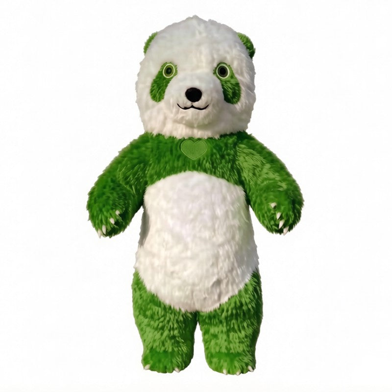 Giant inflatable cartoon doll costume, polar bear inflatable costume, funny street mascot, Halloween party, commercial role-play