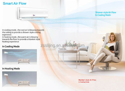 Ar Condicionado 12000 BTU, Alta Eficiência e Ultra Silencioso com Golden Fin, Ideal para Quarto, 1.5 HP, 1 Tonelada