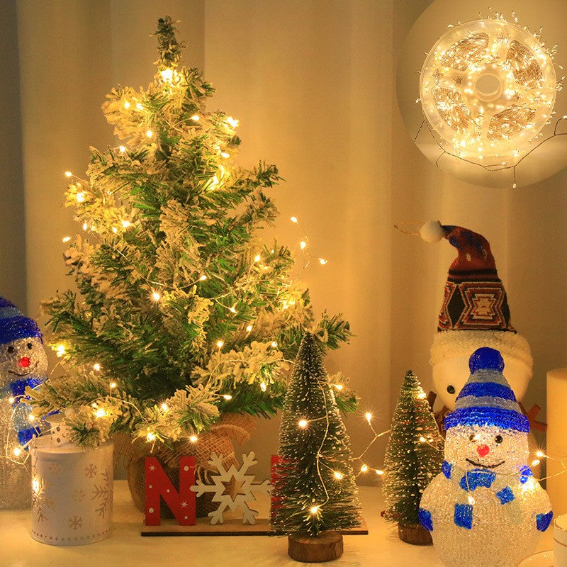 LED Firecracker String Lights EU/US DC Power Remote Control Halloween Garland Fairy Light for Wedding Party Christmas Decoration