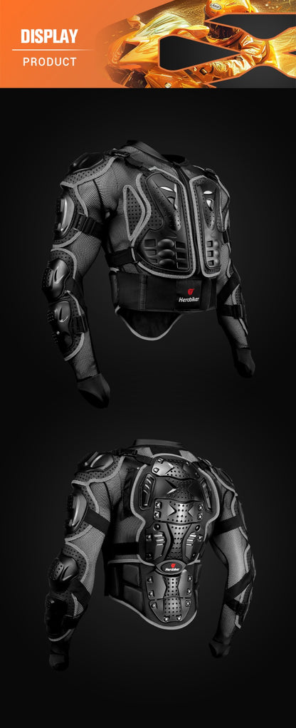 New Motorcycle Jackets Men's Full Body Armor Protection Jackets Motocross Enduro Racing Moto Protective Equipment Clothes S-4XL