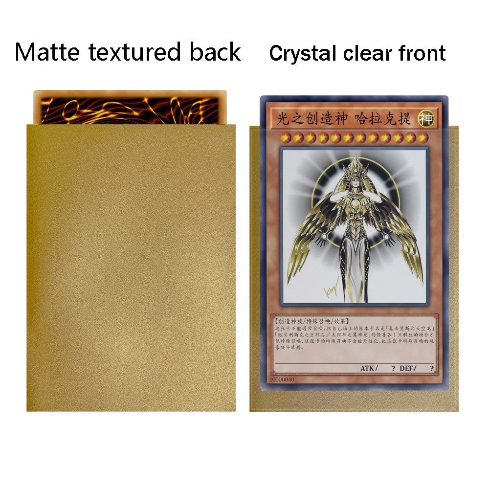 100 Unidades Protetores de Carta Tamanho Japonês 62×89mm para Cards de YGO Capa Fosca para Cartas Esportivas