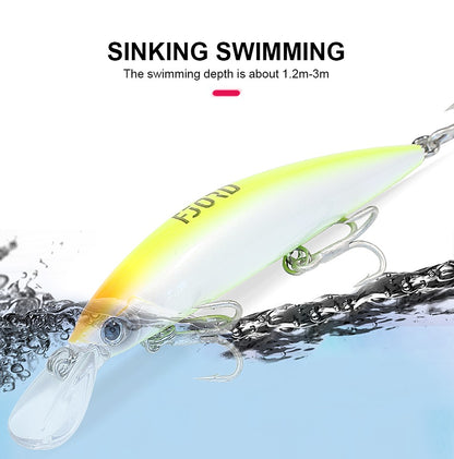 FJORD 110S 37g 90S 29g 70S 17g Heavy Sinking Minnow Fishing Lures Saltwater Freshwater Long Casting Sea Artificial Bait Jerkbait